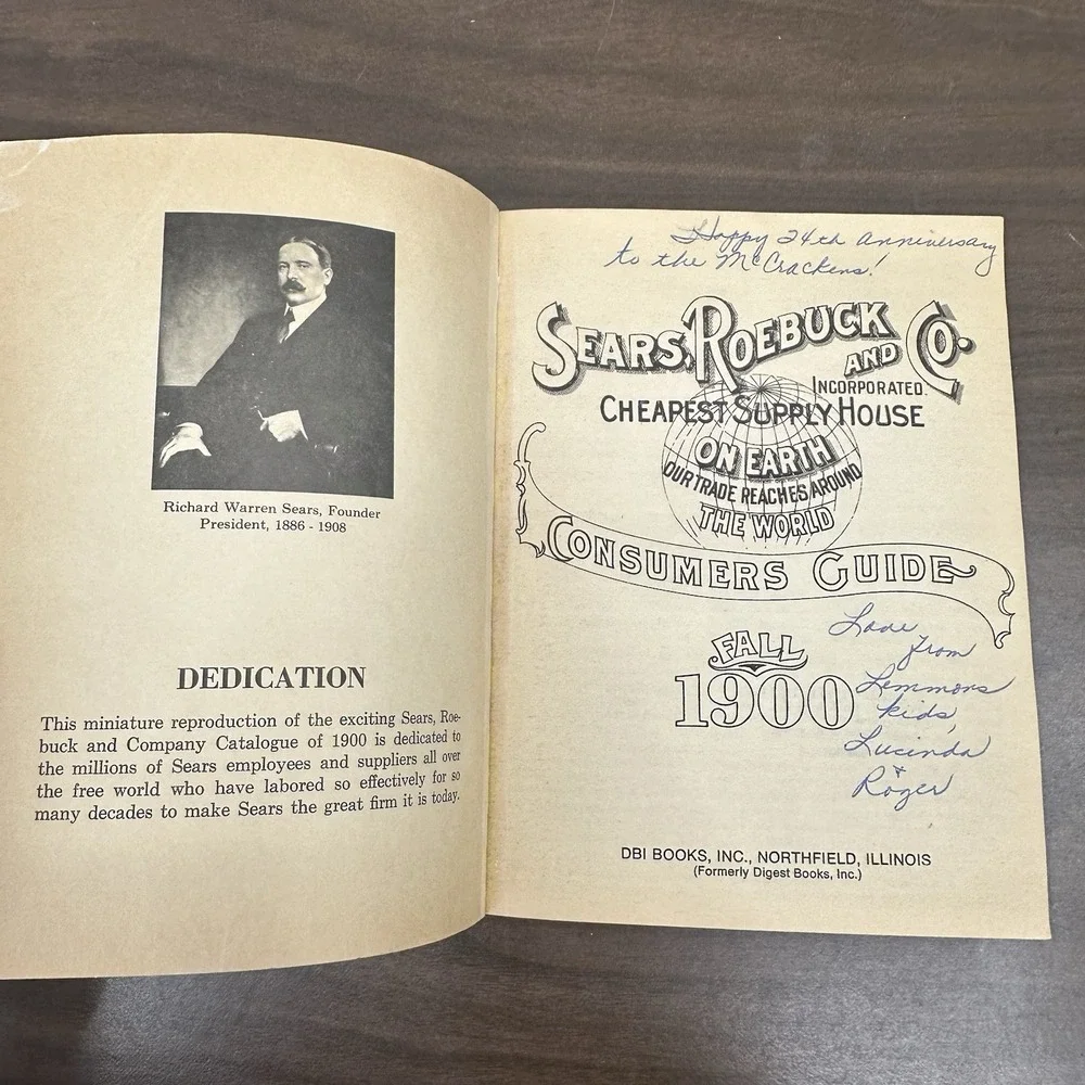 Vintage 1970 Sears Roebuck And Co Consumers Guide‎ Fall 1900 Supply House Book